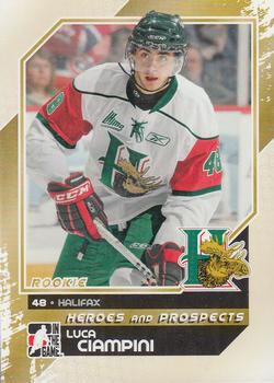 2010-11 In The Game Heroes and Prospects #96 Luca Ciampini Front