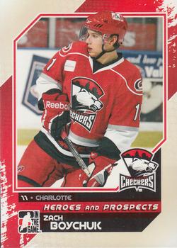 2010-11 In The Game Heroes and Prospects #132 Zach Boychuk Front