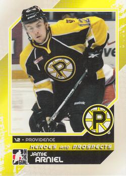 2010-11 In The Game Heroes and Prospects #134 Jamie Arniel Front