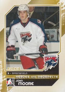 2010-11 In The Game Heroes and Prospects #137 John Moore Front