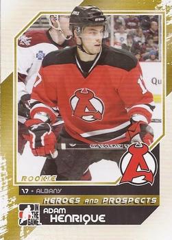 2010-11 In The Game Heroes and Prospects #160 Adam Henrique Front