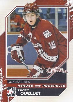 2010-11 In The Game Heroes and Prospects #183 Xavier Ouellet Front