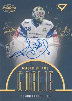 2022-23 SportZoo Tipsport ELH - Magic of the Goalie Autographs #MGS-FU Dominik Furch Front