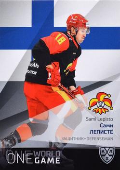2021-22 Sereal KHL One World One Game Platinum Collection #ONE-085 Sami Lepisto Front