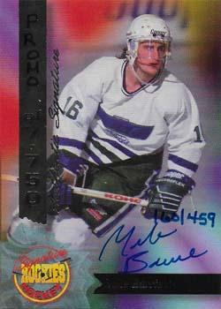 1994-95 Signature Rookies - Authentic Signatures Promos #40 Mike Barrie Front