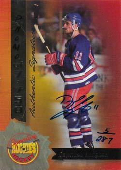 1994-95 Signature Rookies - Authentic Signatures Promos #22 Daymond Langkow Front