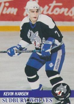 1995-96 Sudbury Wolves (OHL) Limited Edition #8 Kevin Hansen Front