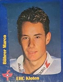1998-99 Swiss Power Play Stickers #104 Marco Buhrer Front
