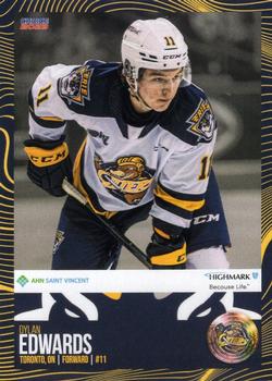 2022-23 Choice Erie Otters (OHL) #8 Dylan Edwards Front