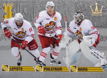 2017-18 Corona KHL 3 Stars (unlicensed) #11 Sami Lepisto / Antti Pihlstrom / Karri Ramo Front
