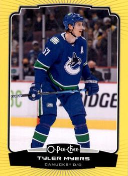 2022-23 O-Pee-Chee - Yellow Border #313 Tyler Myers Front