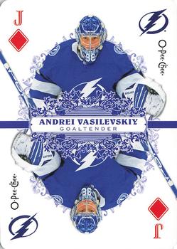 2022-23 O-Pee-Chee - Playing Cards #J♦ Andrei Vasilevskiy Front