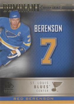 2020-21 SP Signature Edition Legends - Dominant Digits Gold Foil #DD-5 Red Berenson Front