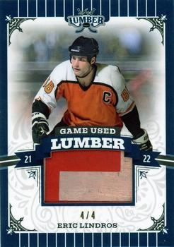 2021-22 Leaf Lumber - Game Used Lumber Navy Blue #GUL-EL1 Eric Lindros Front
