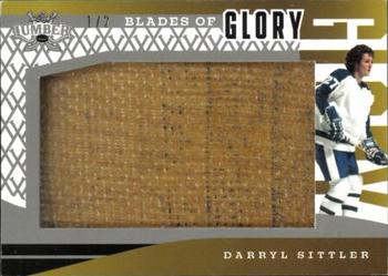 2021-22 Leaf Lumber - Blades of Glory Silver #BG-7 Darryl Sittler Front