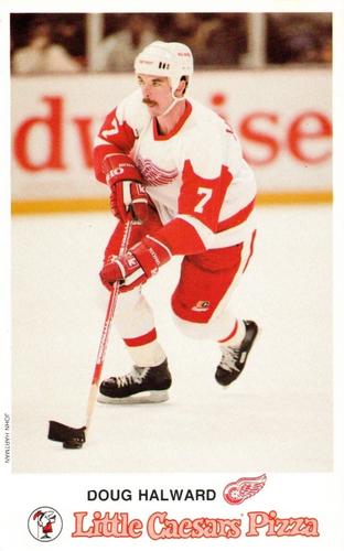 1986-87 Little Caesars Detroit Red Wings #NNO Doug Halward Front