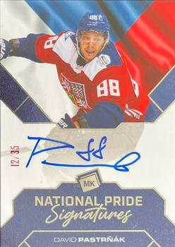 2021-22 Moje karticky Czech Ice Hockey Team - National Pride Signatures #3 David Pastrnak Front