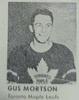 1950 Hockey Stars Strip Cards (R423) #NNO Gus Mortson Front