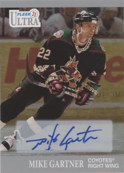 2021-22 Ultra - 30th Anniversary Autographs #A-21 Mike Gartner Front