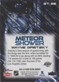2021-22 Ultra - Meteor Shower #ST-36 Wayne Gretzky Back
