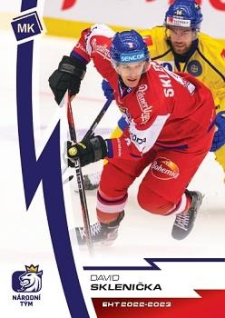 2022-23 Moje karticky Czech Ice Hockey Team #30 David Sklenicka Front