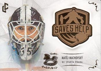 2021-22 Legendary Cards Saves Help - Pardubice Expo 2022 #SH-025 Matej Machovsky Front