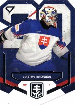 2023 SportZoo Hokejové Slovensko - Slovensko 20 #SD-01 Patrik Andrisik Front