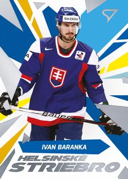 2023 SportZoo Hokejové Slovensko - Helsinské Striebro #HS-04 Ivan Baranka Front