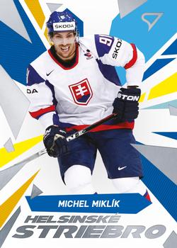 2023 SportZoo Hokejové Slovensko - Helsinské Striebro #HS-20 Michel Miklik Front