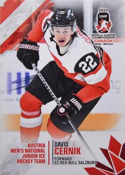 2023 BY Cards IIHF World Junior Championship #211 David Cernik Front