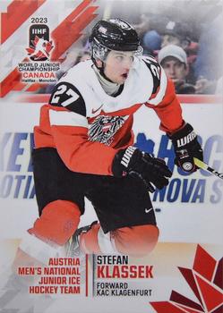 2023 BY Cards IIHF World Junior Championship #214 Stefan Klassek Front