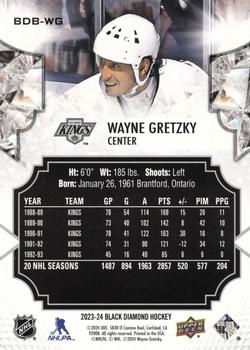 2023-24 Upper Deck Black Diamond #BDB-WG Wayne Gretzky Back
