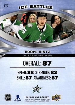 2023-24 Upper Deck MVP - Ice Battles #177 Roope Hintz Back