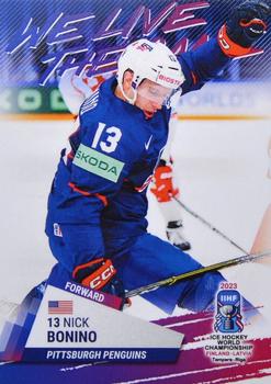 2023 BY Cards IIHF World Championship #90 Nick Bonino Front