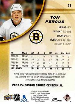 2023-24 Upper Deck Boston Bruins 100th Anniversary Box Set #79 Tom Fergus Back