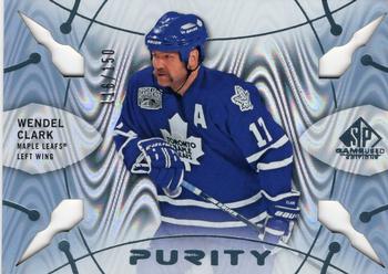 2022-23 SP Game Used - Purity Platinum #P-64 Wendel Clark Front