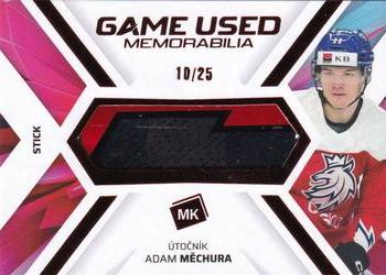 2022-23 Moje karticky Czech Ice Hockey Team - Game Used Memorabilia Red #GUM-08 Adam Mechura Front