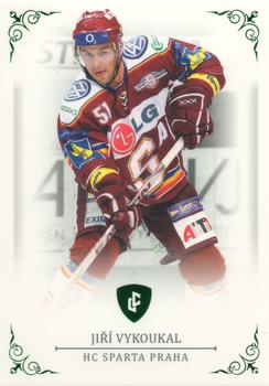 2023 Legendary Cards Rekordy České Extraligy Ledního Hokeje 1994-2021 - Emerald #32 Jiri Vykoukal Front