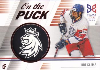 2023-24 Hlinka Gretzky Cup Young Lions - On The Puck Red #P-10 Jiri Klima Front