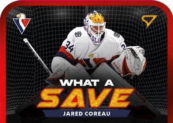 2023-24 SportZoo Tipos Extraliga - What a Save Limited #WS-08 Jared Coreau Front
