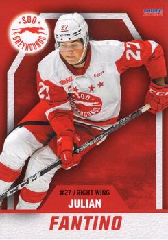 2023-24 Choice Sault Ste. Marie Greyhounds (OHL) #18 Julian Fantino Front