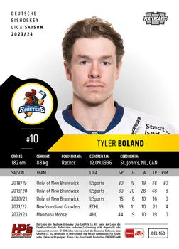 2023-24 Playercards (DEL) #160 Tyler Boland Back