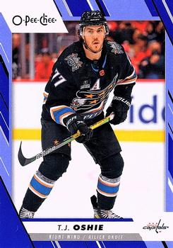 2023-24 O-Pee-Chee - Blue Border #406 T.J. Oshie Front