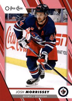 2023-24 O-Pee-Chee - Red Border #76 Josh Morrissey Front