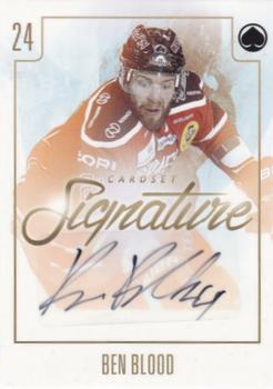 2017-18 Cardset Finland - Signature (Series Two) #NNO Ben Blood Front