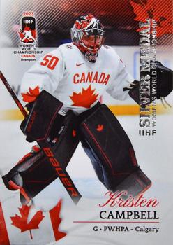 2023 BY Cards IIHF Women's World Championship #28 Kristen Campbell Front