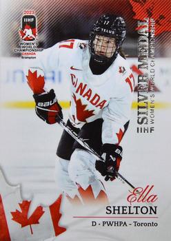 2023 BY Cards IIHF Women's World Championship #31 Ella Shelton Front