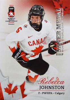 2023 BY Cards IIHF Women's World Championship #36 Rebecca Johnston Front