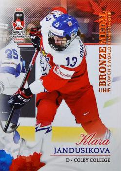 2023 BY Cards IIHF Women's World Championship #55 Klara Jandusikova Front