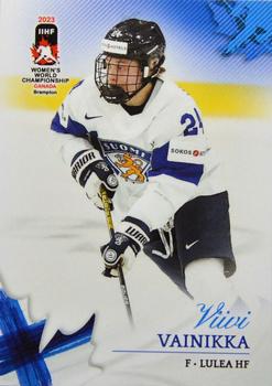 2023 BY Cards IIHF Women's World Championship #113 Viivi Vainikka Front